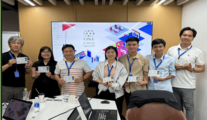 TH team at CDLE networking event with Japanese partners
